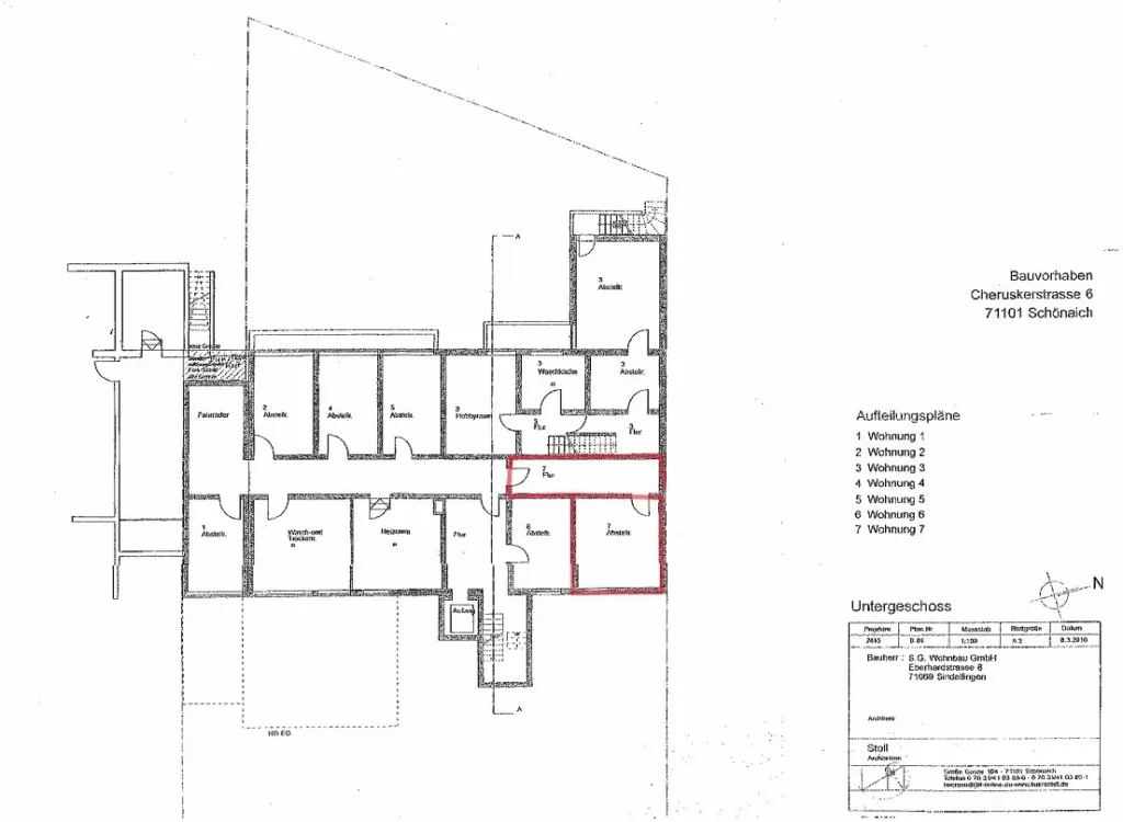 Grundriss Keller