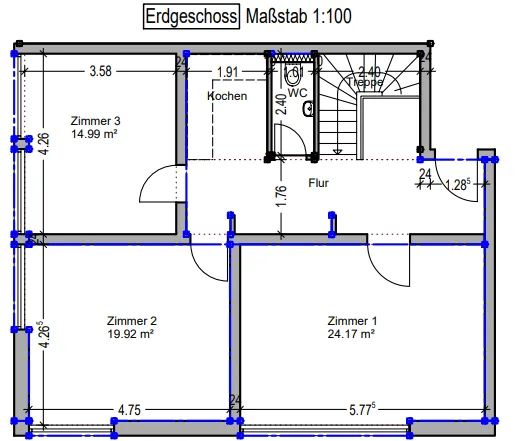 Grundriss Erdgeschoss